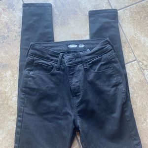 Old Navy Rockstar Skinny Black Jeans